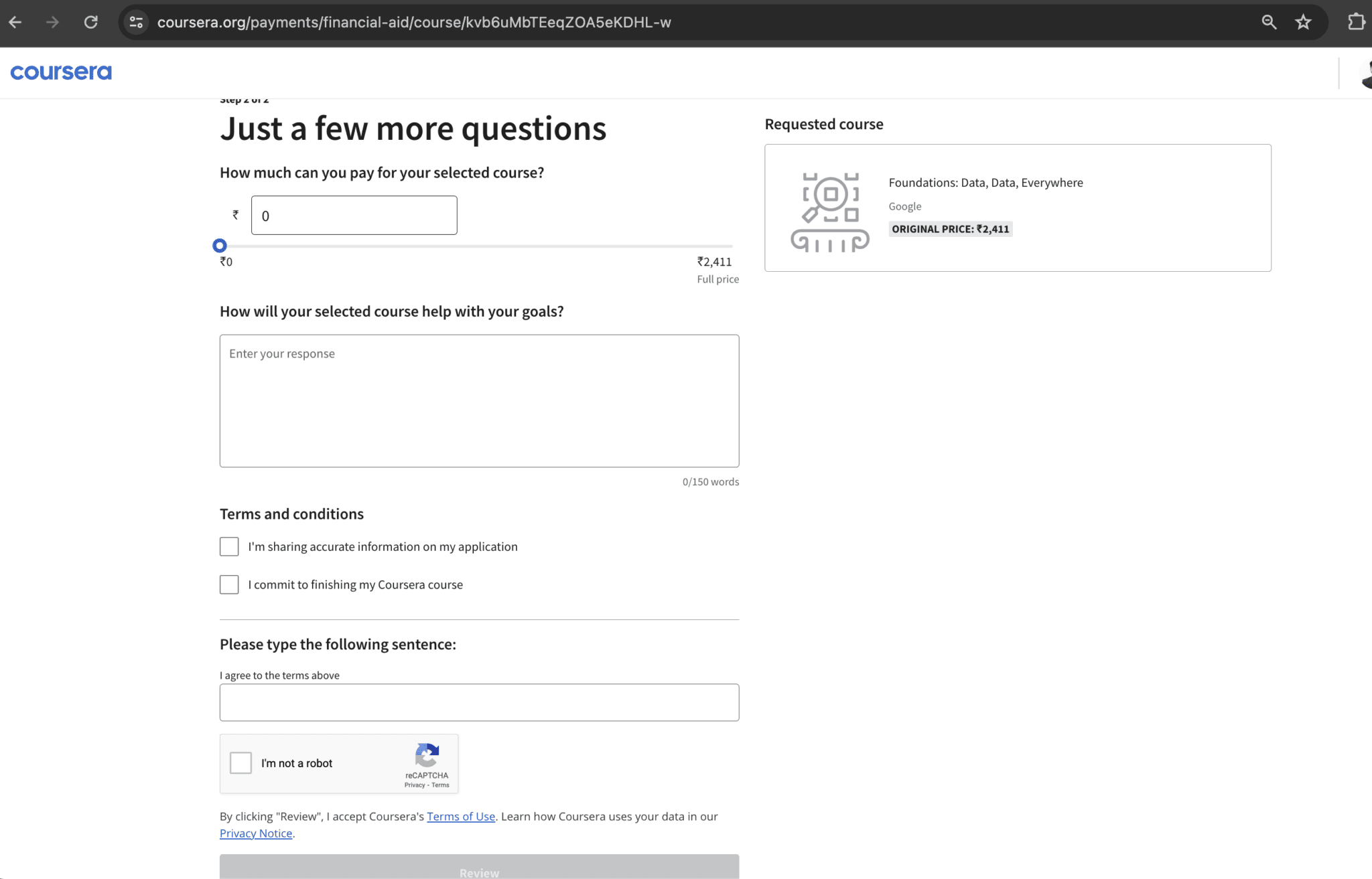 How to apply for financial aid on Coursera: 5 Easy Steps in 2024 ...